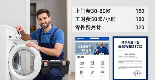 德国洗衣机维修价格查询 修洗衣机比买新的还贵？在德国，这笔账要重新算了