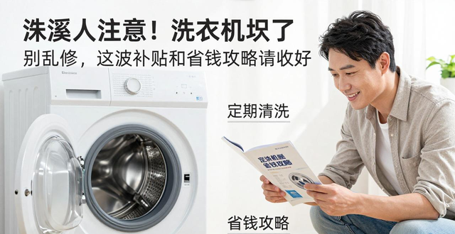 濉溪人注意！洗衣机坏了别乱修，这波补贴和省钱攻略请收好