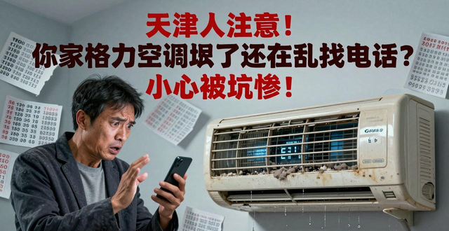 天津人注意！你家格力空调坏了还在乱找电话？小心被坑惨！