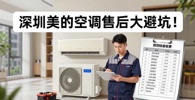 深圳美的空调售后大避坑！空调罢工别乱找，认准这几点才靠谱