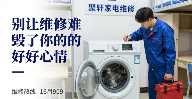 宿舍洗衣机又双叒罢工了 别让维修难毁了你的好心情