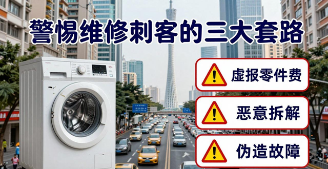 滚筒洗衣机坏了自己修？别天真了，广州找对人立省500块