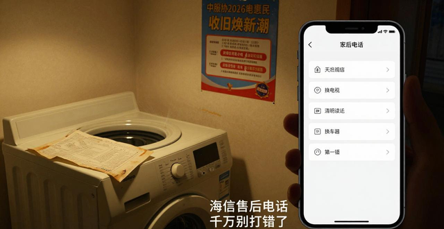 洗衣机半夜罢工急死人海信售后电话千万别打错了