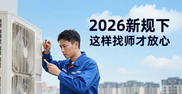 仰义修空调别再被坑了 2026新规下这样找师傅才放心