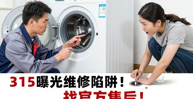 全自动洗衣机一修就被坑？先别急着掏钱，教你几招自己当专家