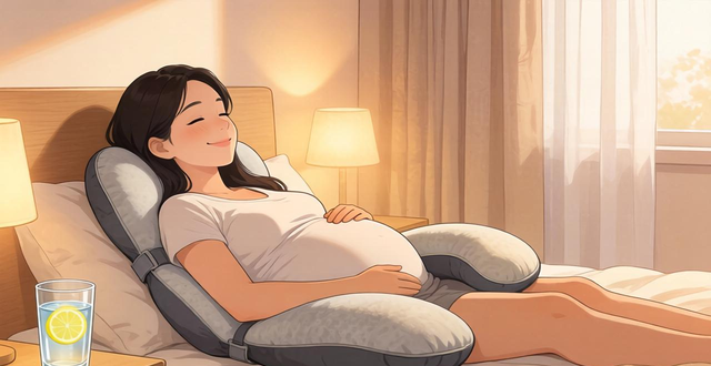 天呐！孕晚期左枕后位这样睡觉，宝宝胎位可能就正啦！