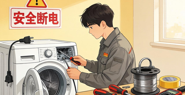 家里洗衣机牵引器坏了别扔！学会这招轻松修好，比请师傅还省钱！