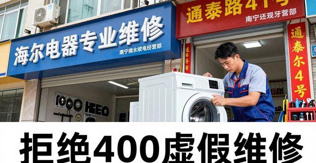 南宁仙葫的友仔友女，修洗衣机千万别被“400”电话坑了！