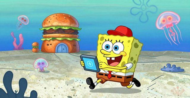 海绵宝宝脱水大冒险_海绵宝宝跳水_海绵宝宝逃脱